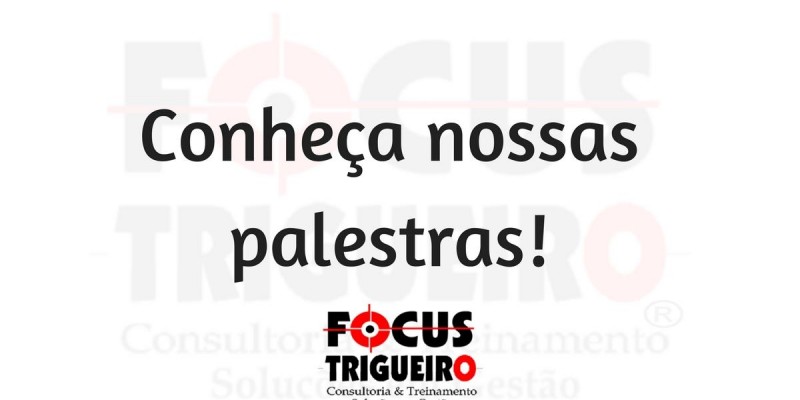 Contrate nossas Palestras!