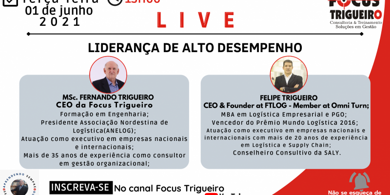 LIVE - LIDERANÇA DE ALTO DESEMPENHO - 01/06/2021
