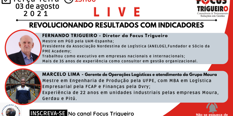 LIVE - REVOLUCIONANDO RESULTADOS COM INDICADORES (03/08/2021) 
