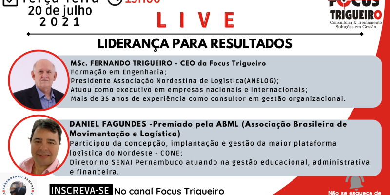 LIVE - LIDERANÇA PARA RESULTADOS(20/07/2021)
