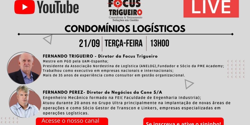 LIVE - CONDOMÍNIOS LOGÍSTICOS  (21/09/2021) 