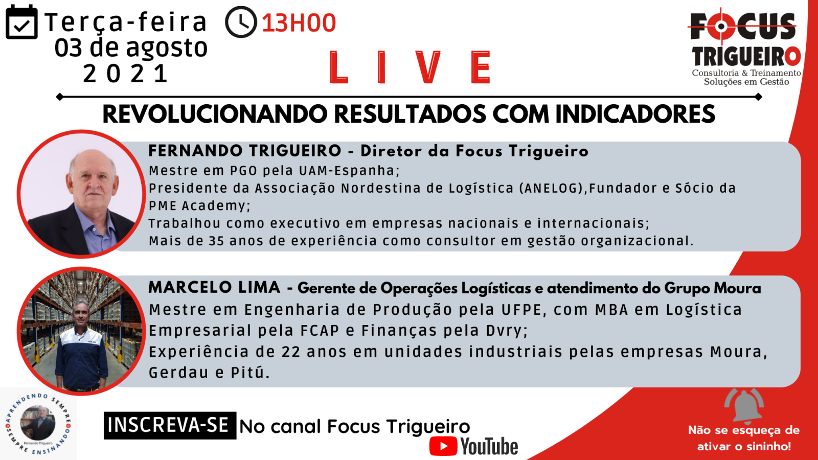 LIVE - REVOLUCIONANDO RESULTADOS COM INDICADORES (03/08/2021) 