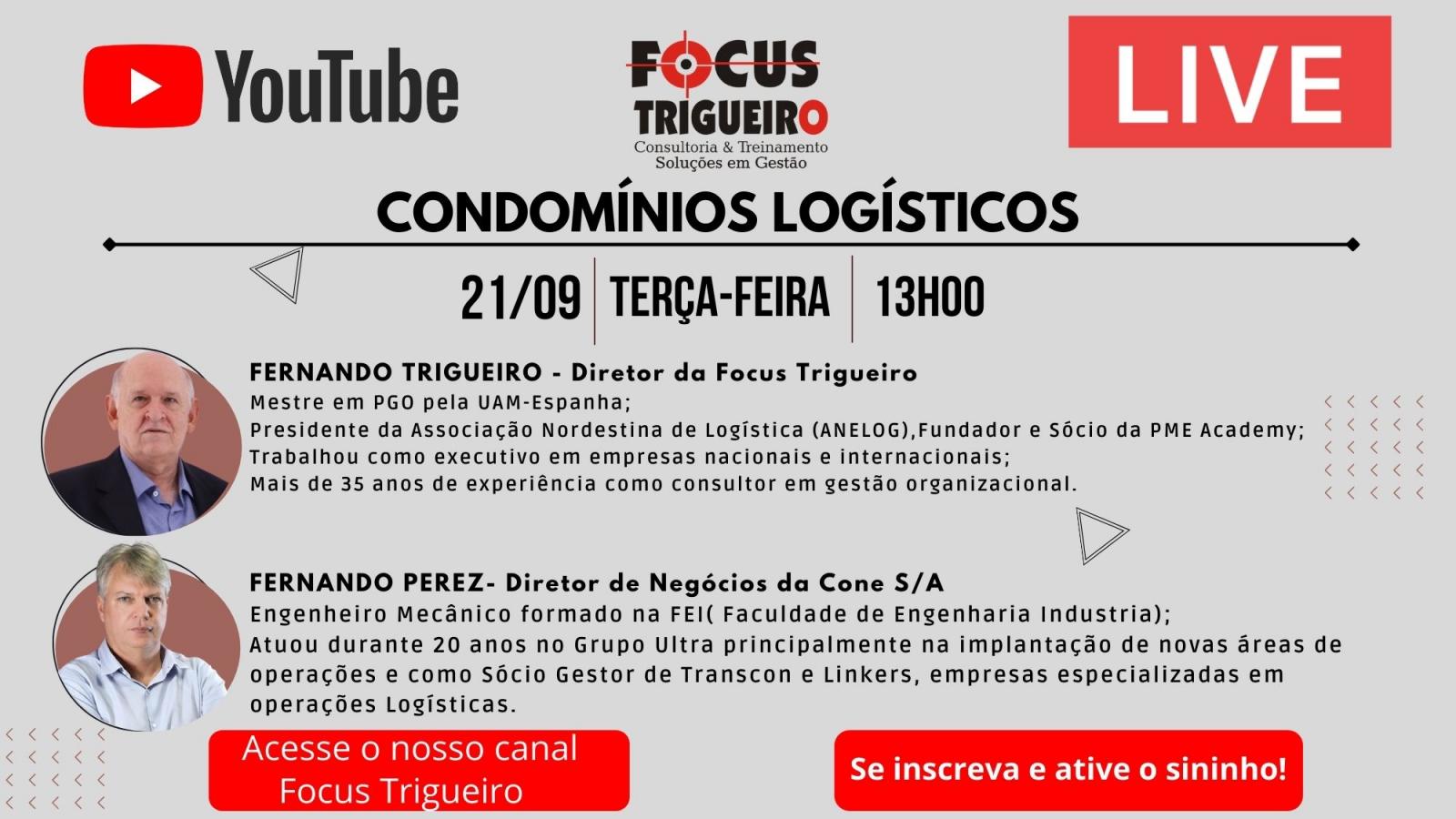 LIVE - CONDOMÍNIOS LOGÍSTICOS  (21/09/2021) 