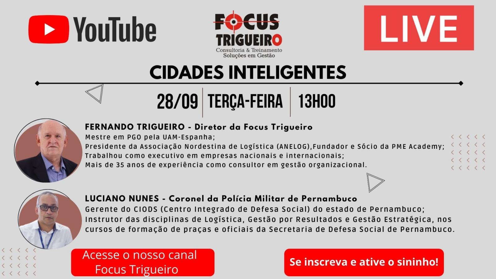 LIVE - CIDADES INTELIGENTES (28/09/2021) 