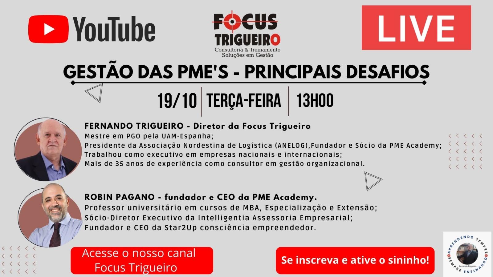 LIVE - GESTÃO DAS PME